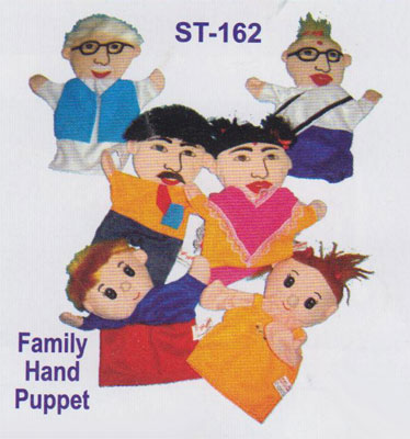 Manufacturers Exporters and Wholesale Suppliers of Family Hand Puppet New Delhi Delhi